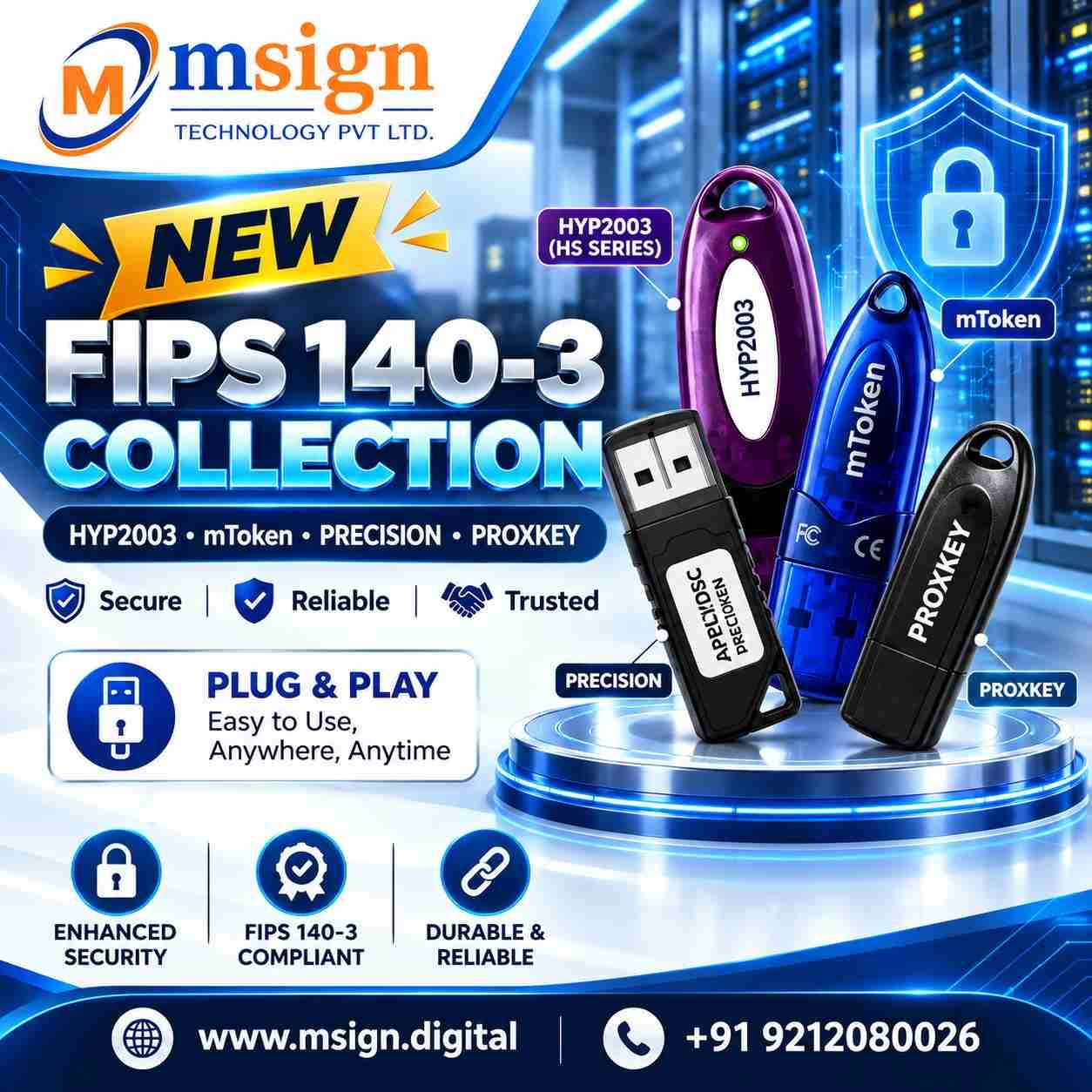 Secure mToken DSC USB Token
